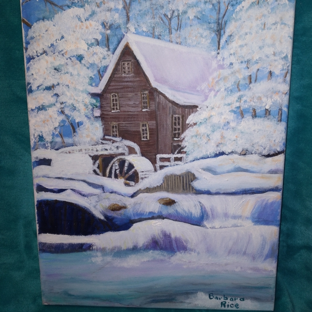 Original oil painting on canvas By Barbara Rice